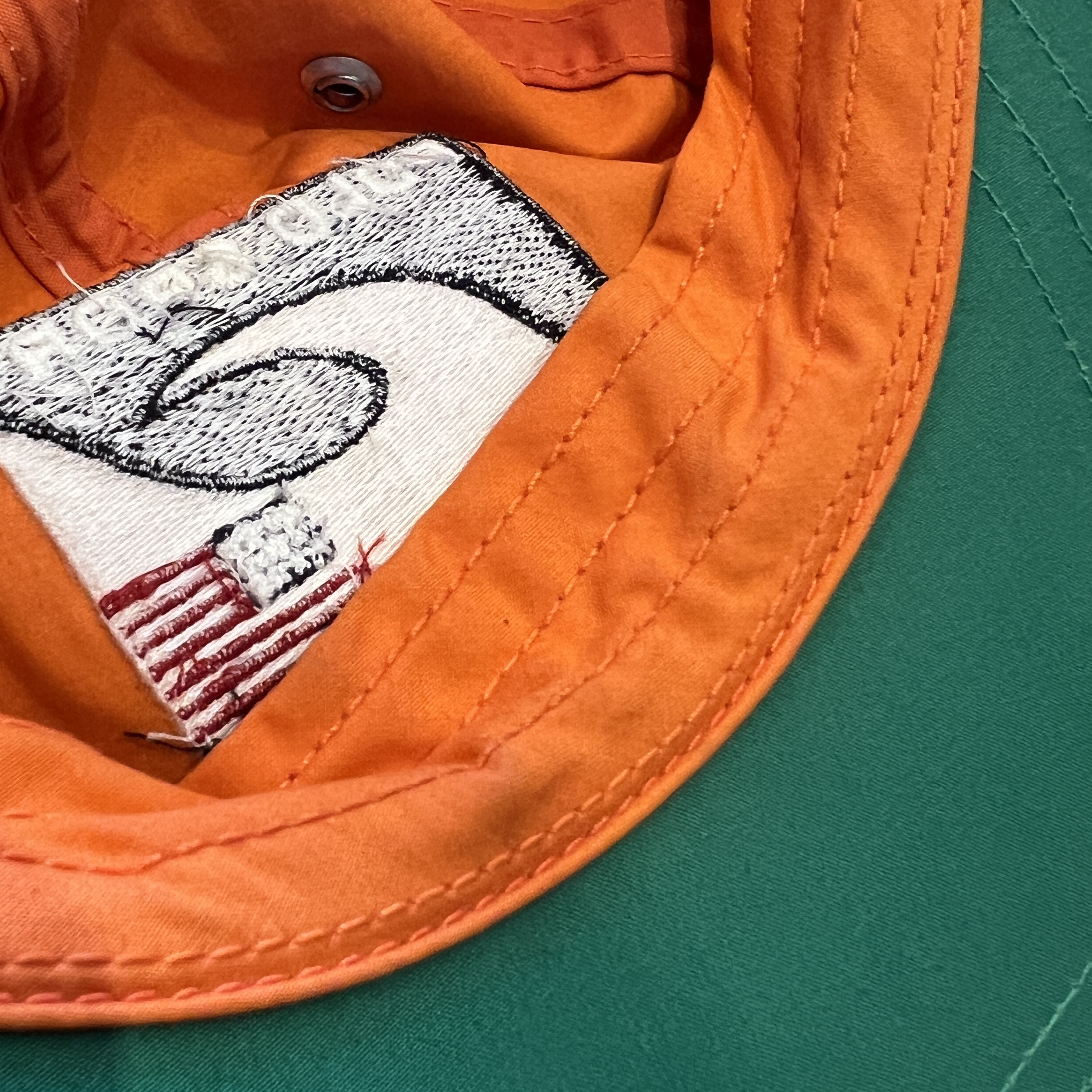 POLO SPORT NYLON LOGO CAP ORANGE 1990'S OLD｜SAFARI サファリ