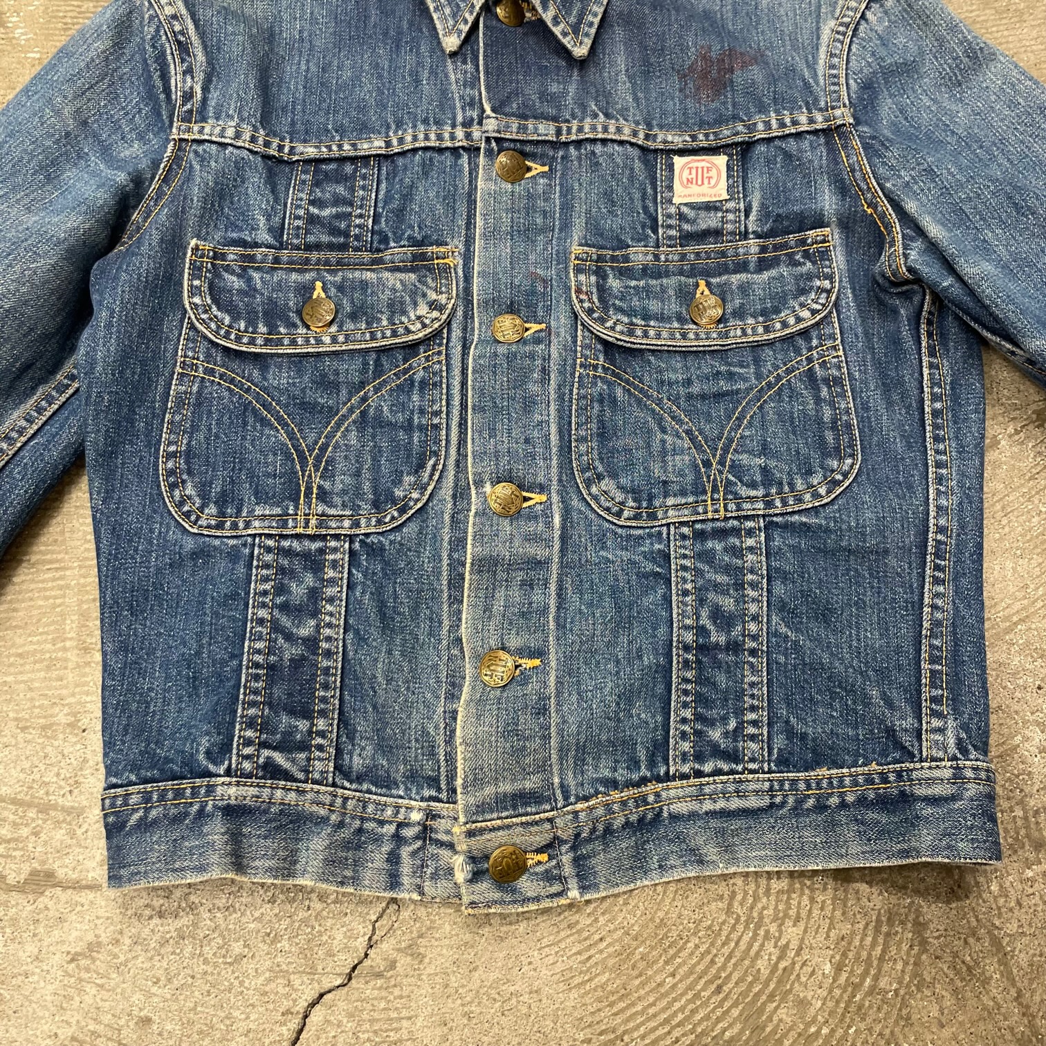 TUF NUT DENIM JACKET 50S 「バックルバック、スタンプ付」｜SAFARI