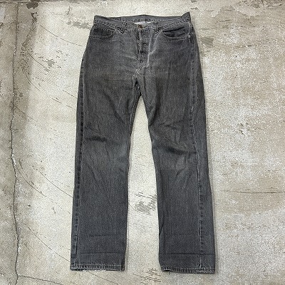 LEVI'S 501 先染め BLACK DENIM PANTS 90S 「実寸W36 L31