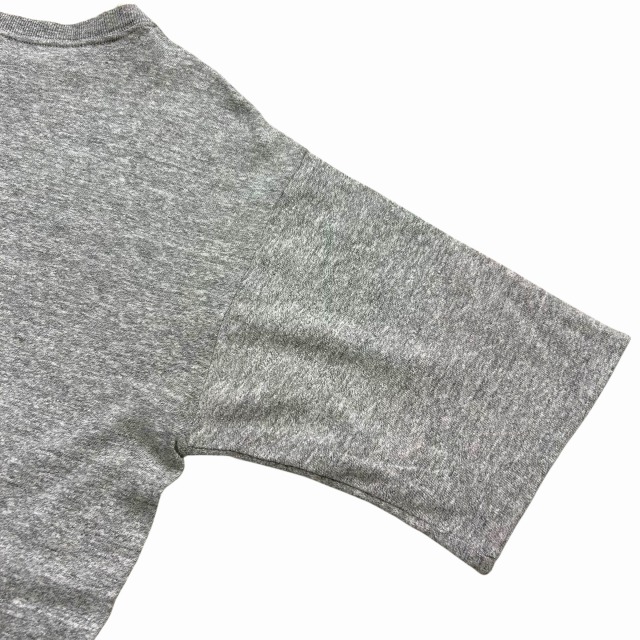 CHAMPION 2PLY SLEEVE TEE 80S 「霜降りグレー×ピンク、サイズXL