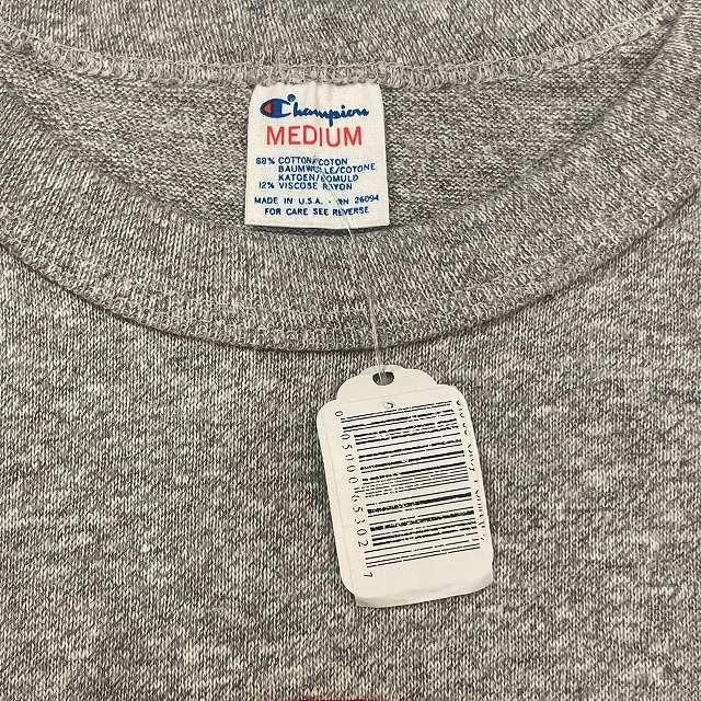 CHAMPION ATHLETIC TEE 80S 「デッドストック、BEER NUTS、M