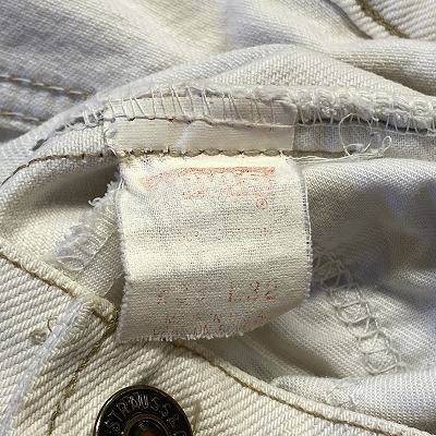 LEVI'S 517 WHITE DENIM PANT 80'S 「実寸W33 L31」｜SAFARI