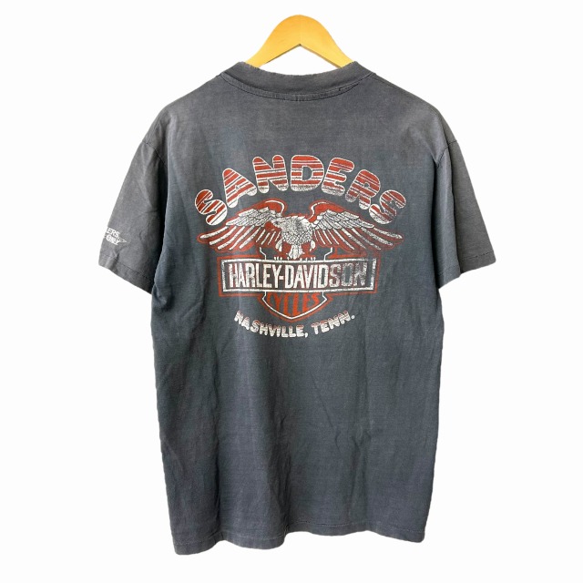 HARLEY-DAVIDSON T-SHIRT 80S 「両面プリント、グッドフェード
