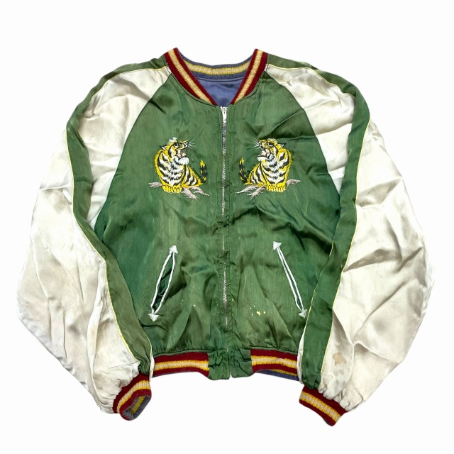 ［専用］vintage Souvenir Jacket & セットアップ 1960'S VINTAGE SOUVENIR JACKET 「虎/龍/地図」｜SAFARI