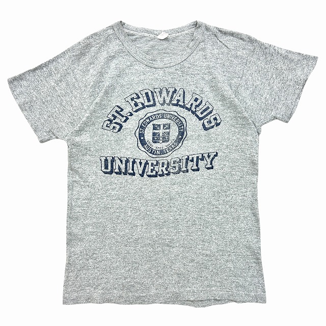 CHAMPION ATHLETIC TEE 60S 「ランタグ、霜降りグレーボディ、ST