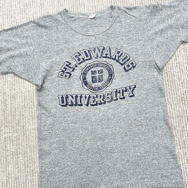 CHAMPION ATHLETIC TEE 60S 「ランタグ、霜降りグレーボディ、ST