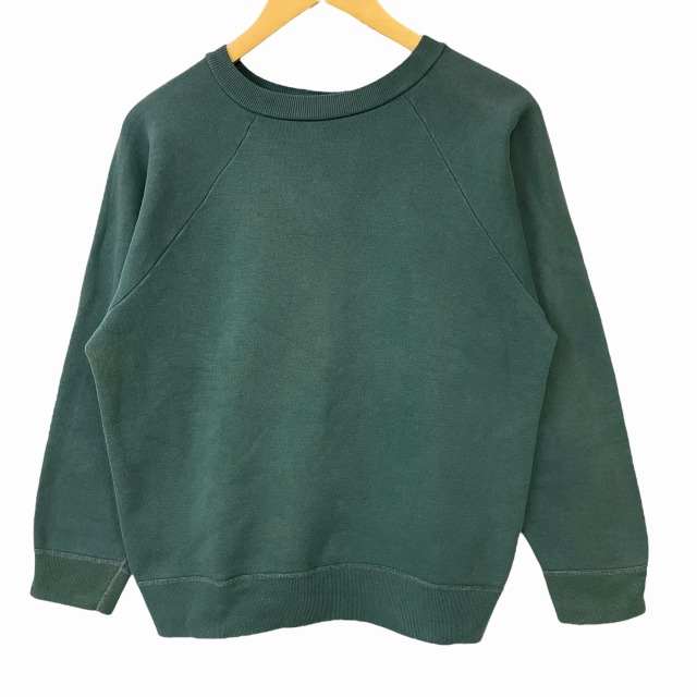 HANES WIND SHIELD SWEAT SHIRT 60S 「グリーン、無地、L