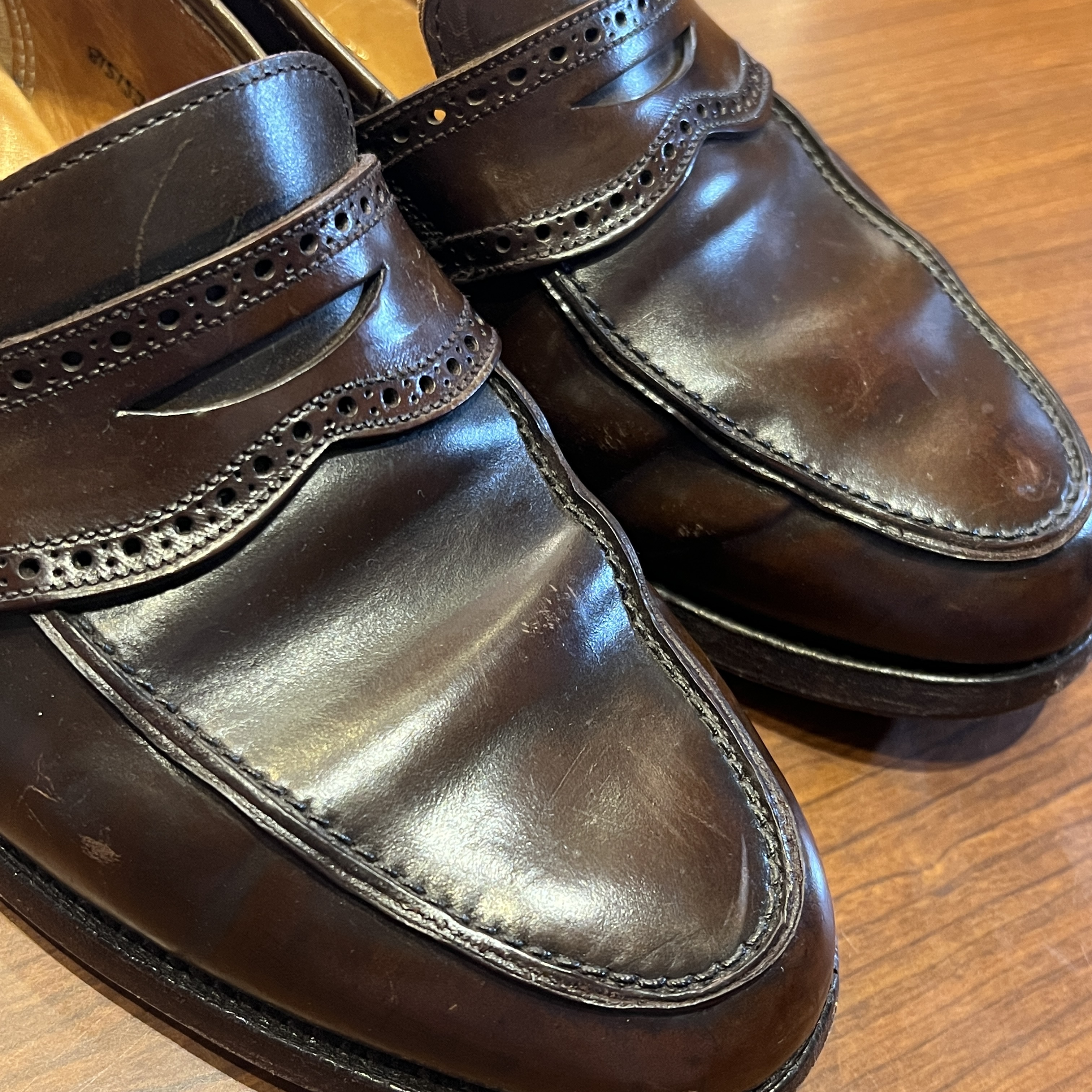 RALPH LAUREN CORDOVAN LOAFER BROWN ENGLAND製｜SAFARI