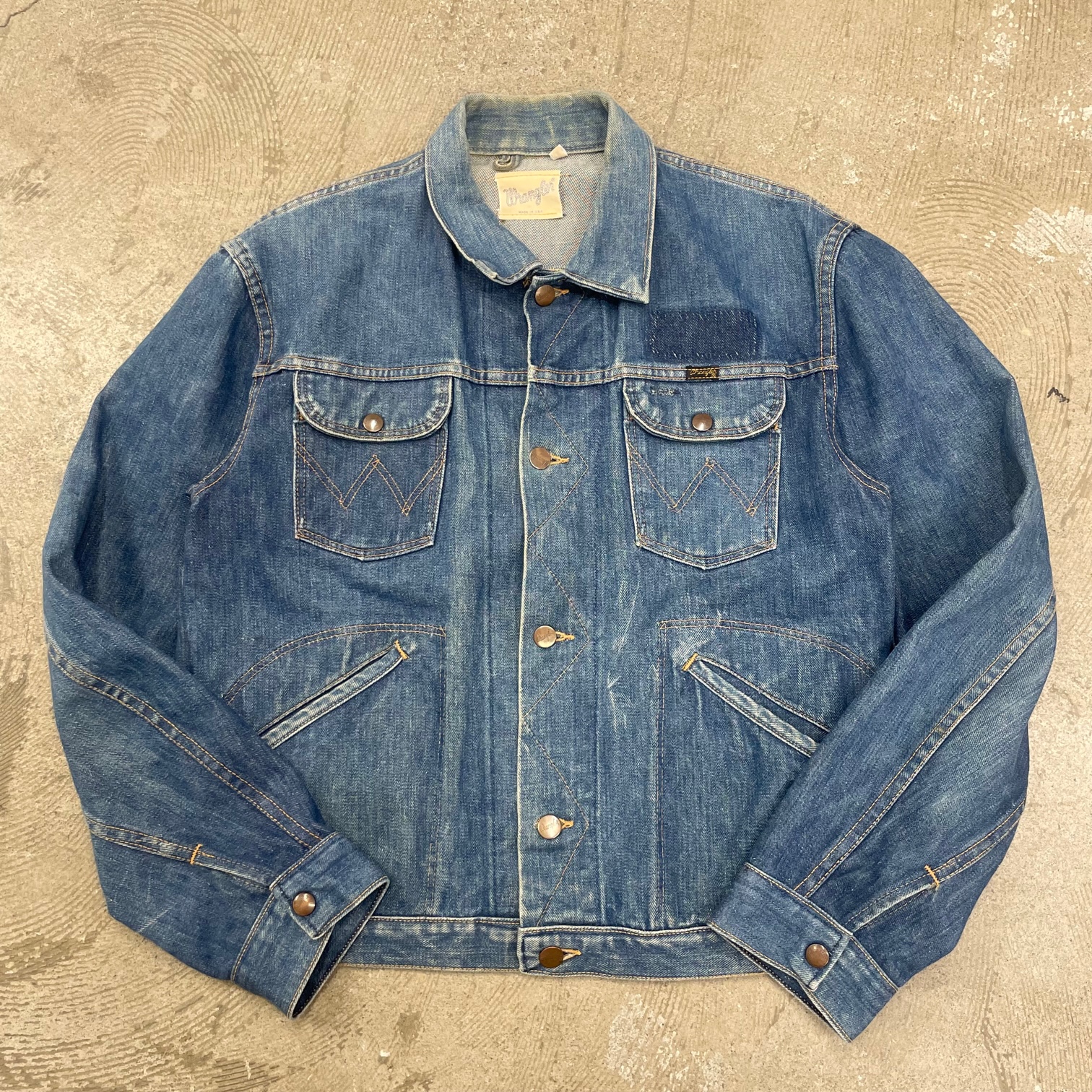 WRANGLER 124MJ DENIM JACKET 60S 「白タグ、SIZE 40」｜SAFARI 