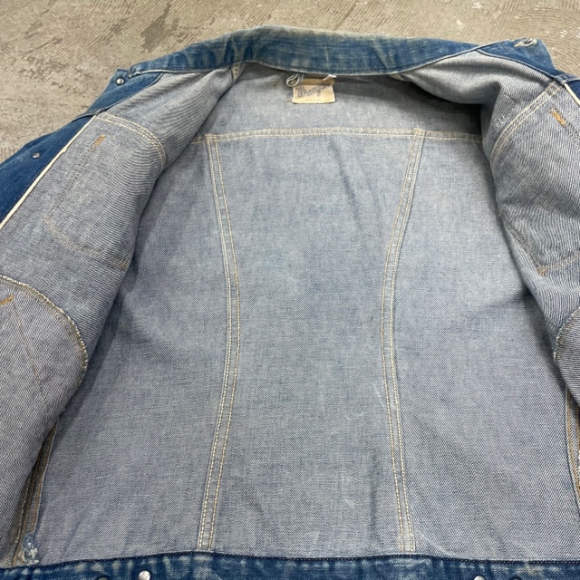 WRANGLER 124MJ DENIM JACKET 60S 「白タグ、SIZE 40」｜SAFARI