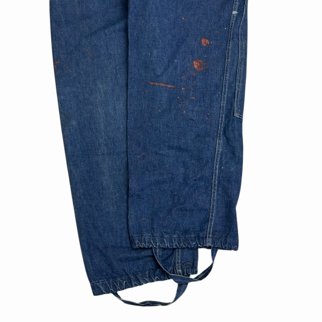 ☆韓国の人気☆【FILLINTHEBLANK】☆Vintage Denim Mini Ba.g☆ 1950'S VINTAGE DENIM ALL IN ONE 「ダブルニー、月桂樹ボタン