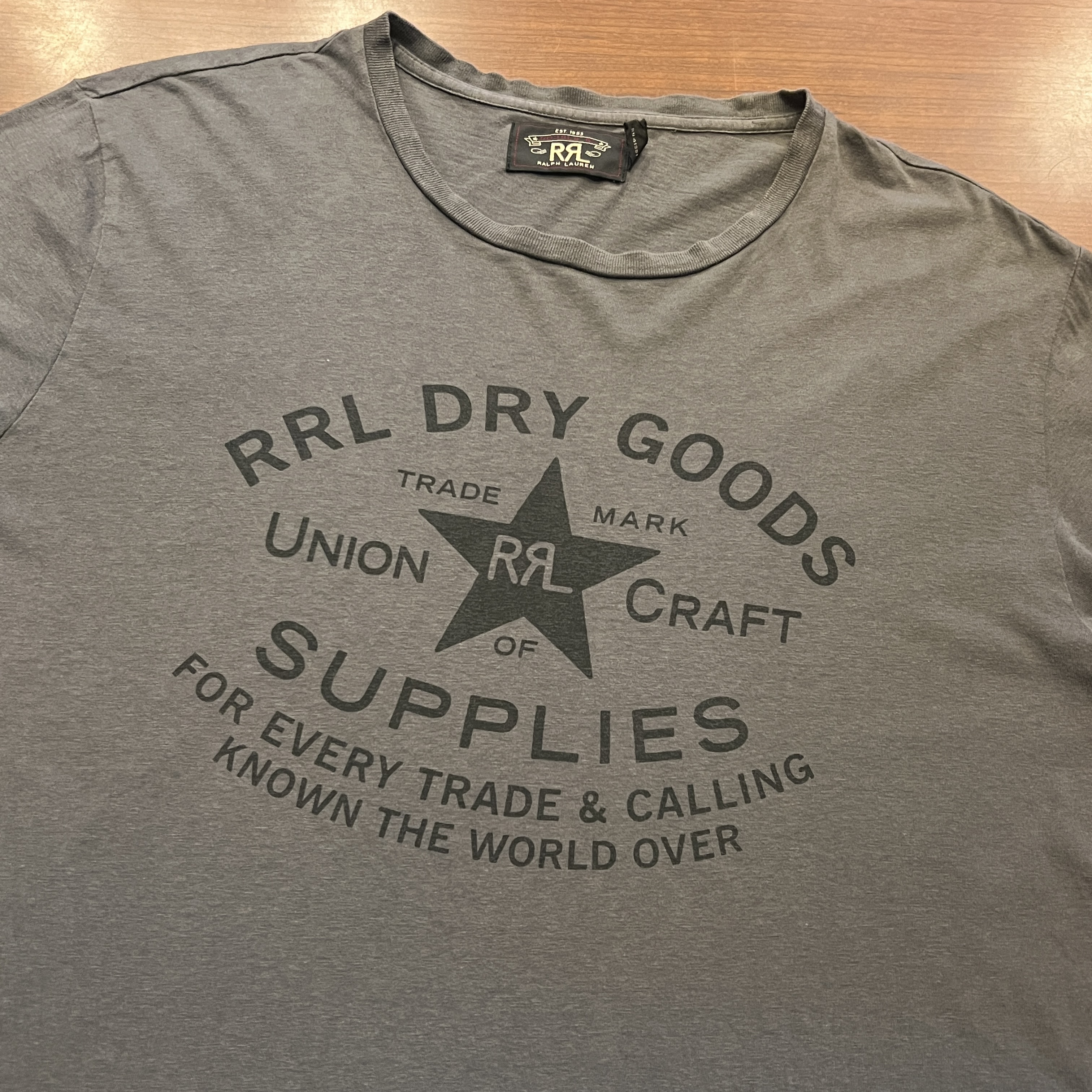 [GW限定お値引き] RRL ロゴ・スェット・シャツ Sサイズ 未使用 GW限定お値引き] RRL ロゴ・スェット・シャツ Sサイズ 未使用