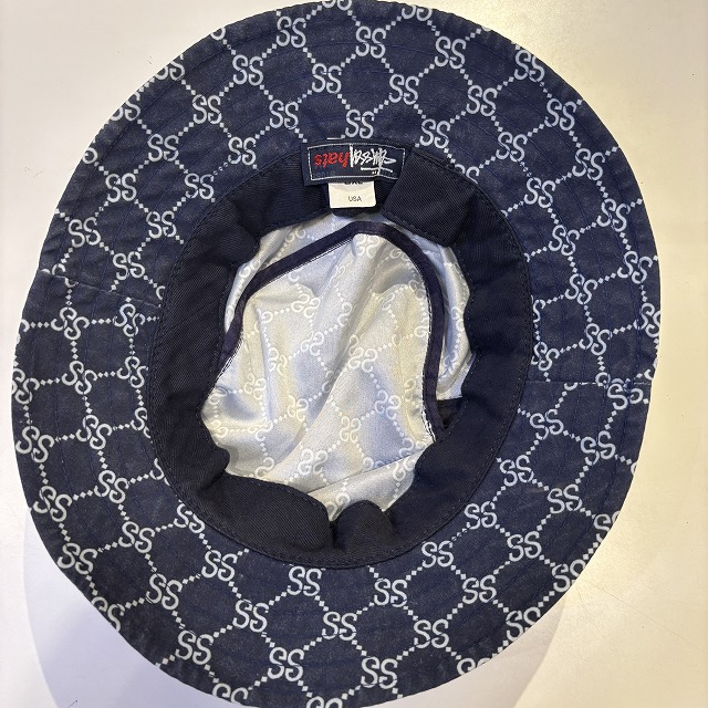 STUSSY BUCKET HAT 90S 「ネイビー、L/XL」｜SAFARI サファリ｜高円寺