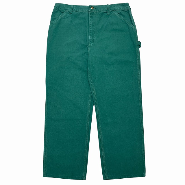 90s USA製 Carhartt ウエスタンシャツ S01 星タグ 緑 XL CARHARTT DUCK PAINTER PANT 90S 「レアカラー、カクタス、星タグ