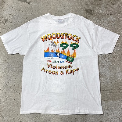 WOOD STOCK FESTIVAL T-SHIRT 90'S 「サイズXL」｜SAFARI