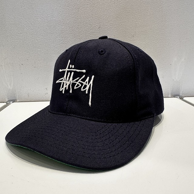 STUSSY CHANEL LOGO CAP 90S 「ネイビー、USA製、SIZE: M」｜SAFARI