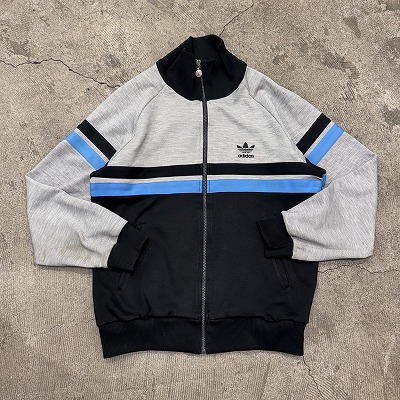 80s Adidas Track Jacket デサント製 3号 ジャージ adidas - アディダス 80s デサント製 オールド トレフォイルロゴ