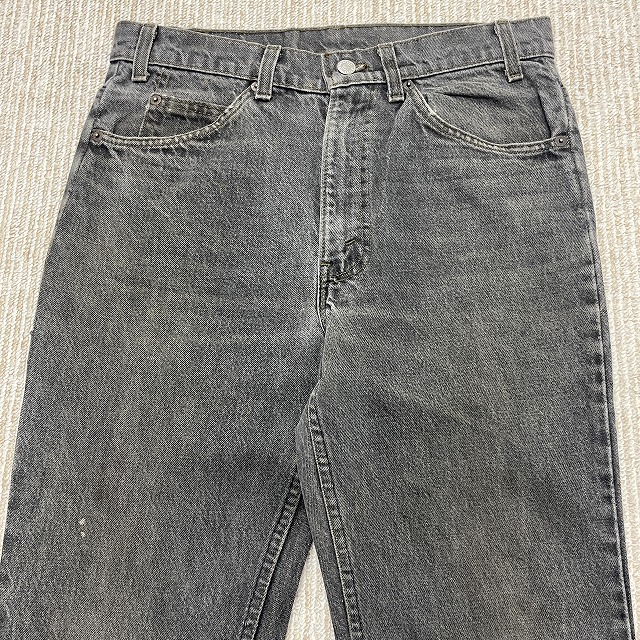 LEVI'S 517 BLACK DENIM PANT 80'S 「USA製、先染めブラック、実寸W31