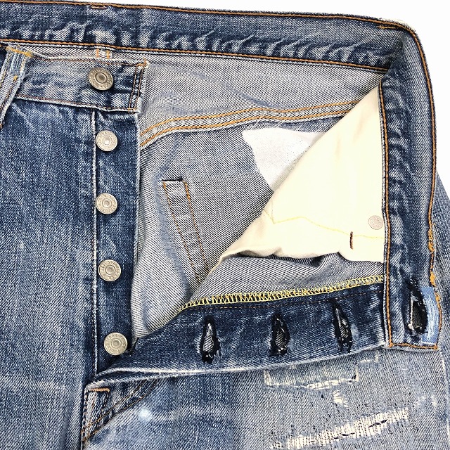 LEVI'S 501 BIG E 60S 「ダメージ＆リペア、実寸W33 L28