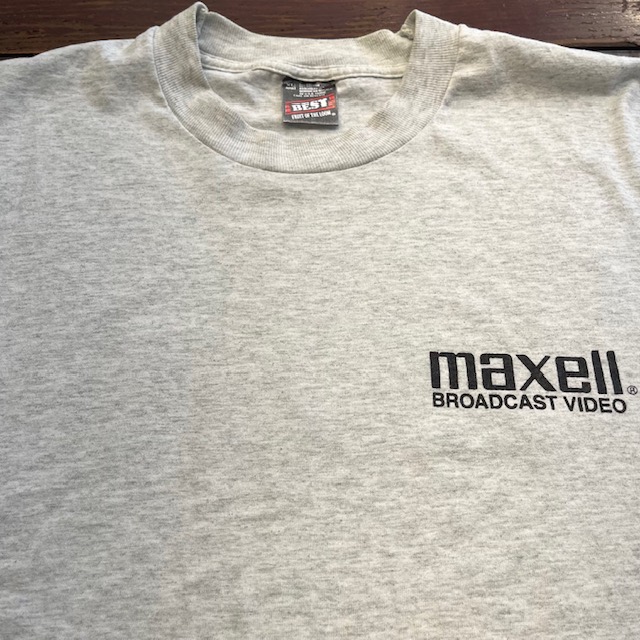 MAXELL S/S TEE 1990'S OLD XL｜SAFARI サファリ｜高円寺 吉祥寺 ...