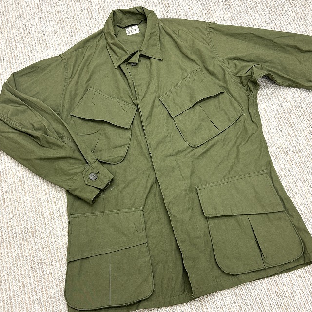 US ARMY JUNGLE FATIGUE JKT 3RD 60S 「ノンリップ、S-SHORT」｜SAFARI