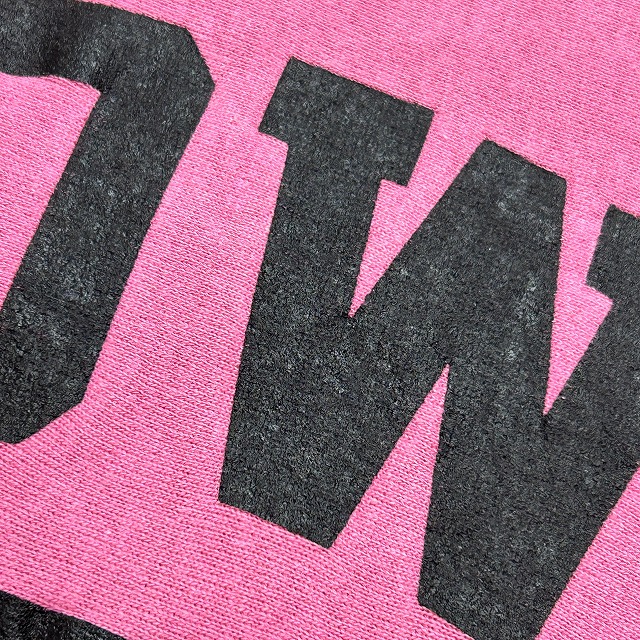 CHAMPION REVERSE WEAVE 80S 「IOWA、ピンク×ブラック、サイズL