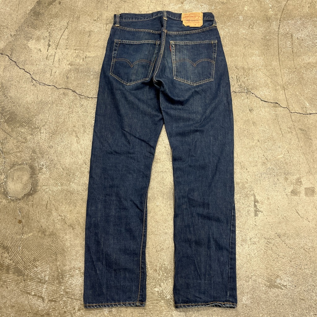 LEVI'S 505 BIG E DENIM PANT 「大文字表記、グッドサイズ、濃紺