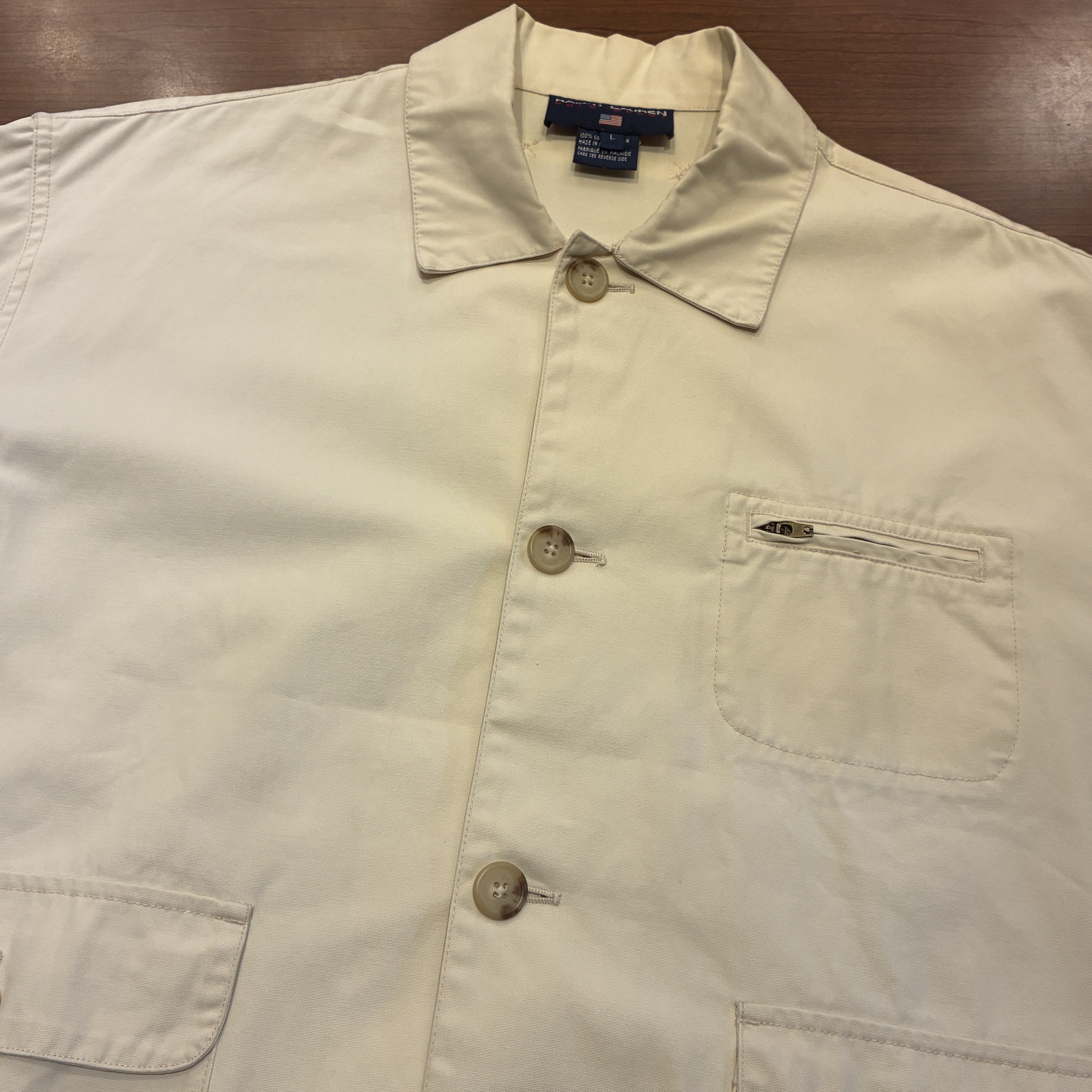 【Polo by Ralph Lauren】90s サファリジャケット POST JUNK / 90's RALPH LAUREN サファリジャケット [S]