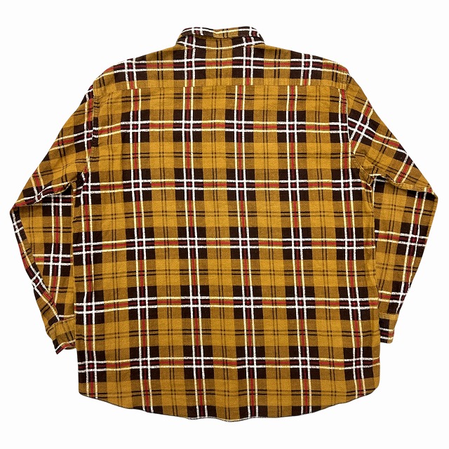 WASHINGTON DEE CEE PRINT NEL SHIRT 60S 「好配色チェック、サイズXL