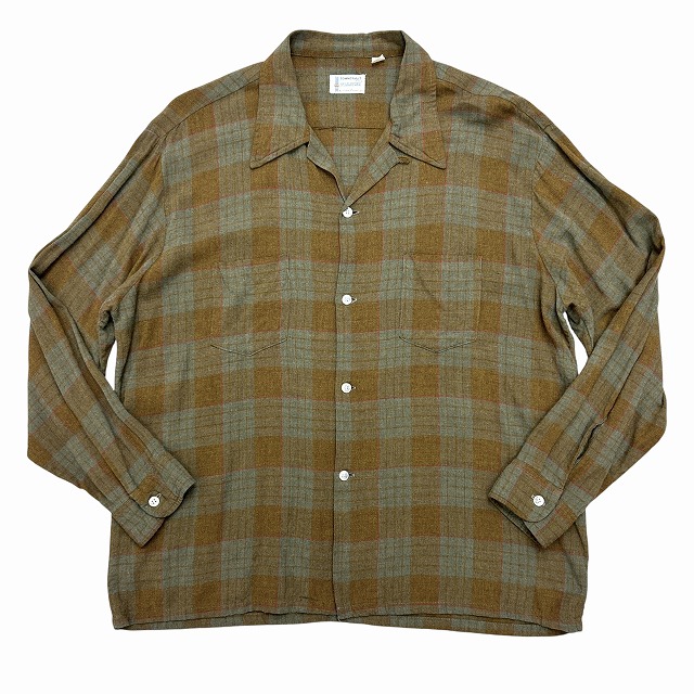 TOWN CRAFT OPEN COLLAR RAYON SHIRT 70S 「サイズXL」｜SAFARI