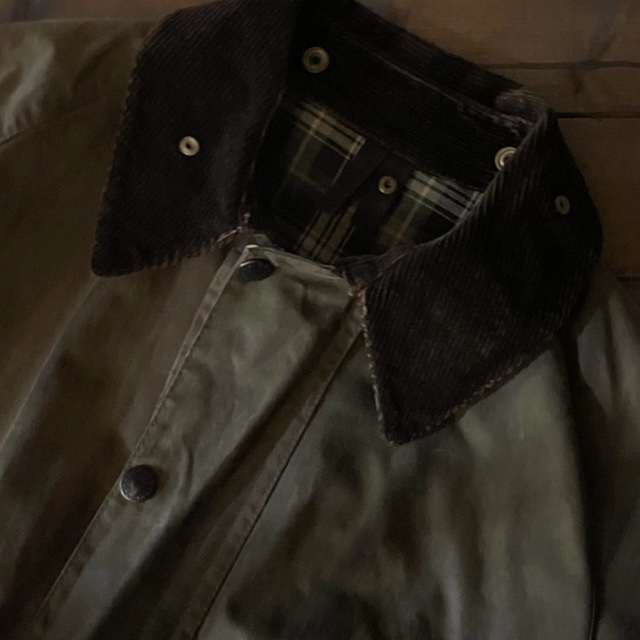 80s 2warrant 英国製 Barbour SOLWAY ZIPPER-