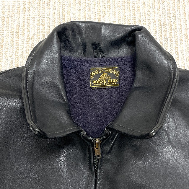 1940'S VINTAGE LEATHER SPORT JACKET 「ホースハイド」｜SAFARI