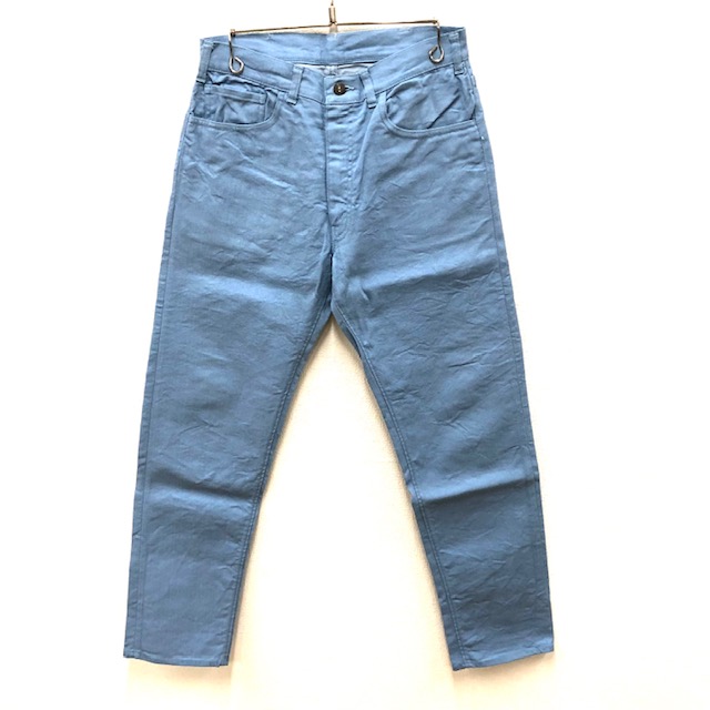 LEVI'S 612 BIG E STRETCH DENIM PANT 「サックス、Vステッチ、脇割