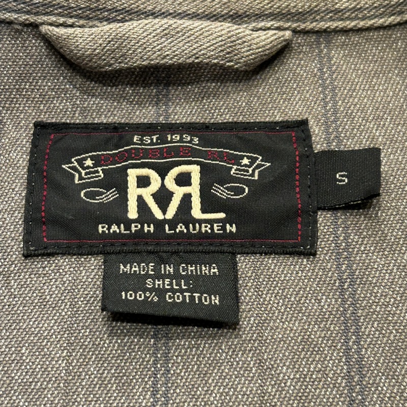 売買金 　　⭐️ RRL⭐️EMBOSSED GARRISON⭐️ブラック⭐️36 RRL CRAFTMAN JACKET｜SAFARI サファリ｜高円寺 吉祥寺 VINTAGE
