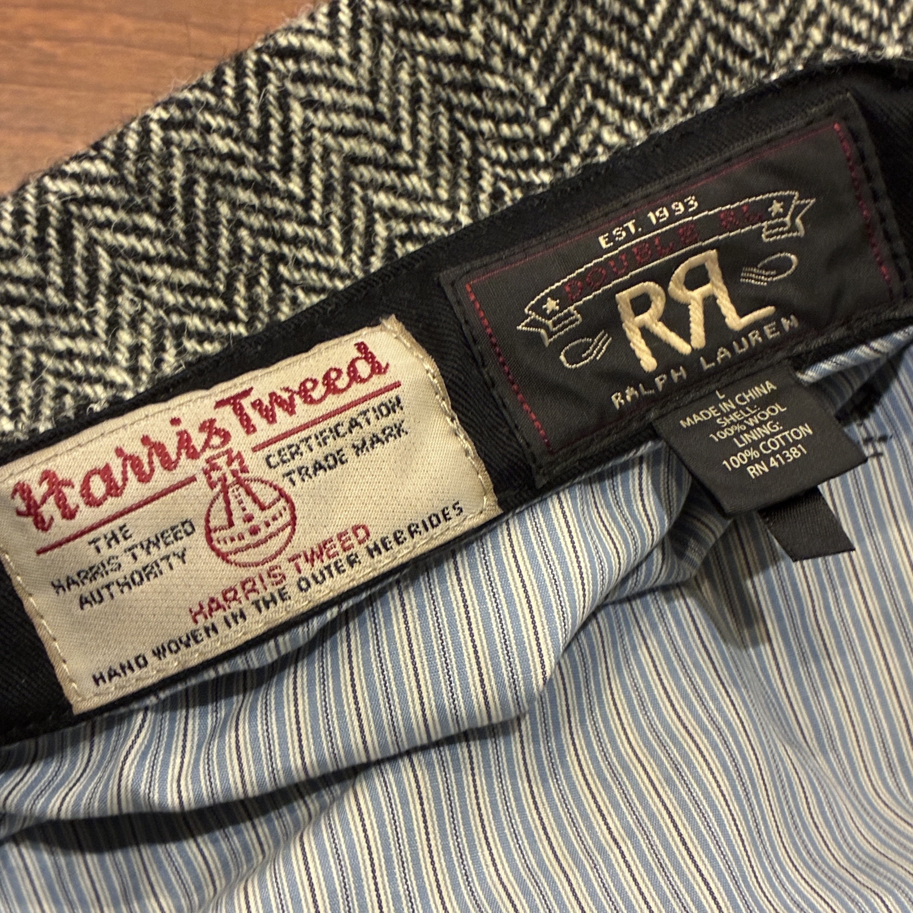 RRL HARRIS TWEED NEWSBOY CAP｜SAFARI サファリ｜高円寺 吉祥寺