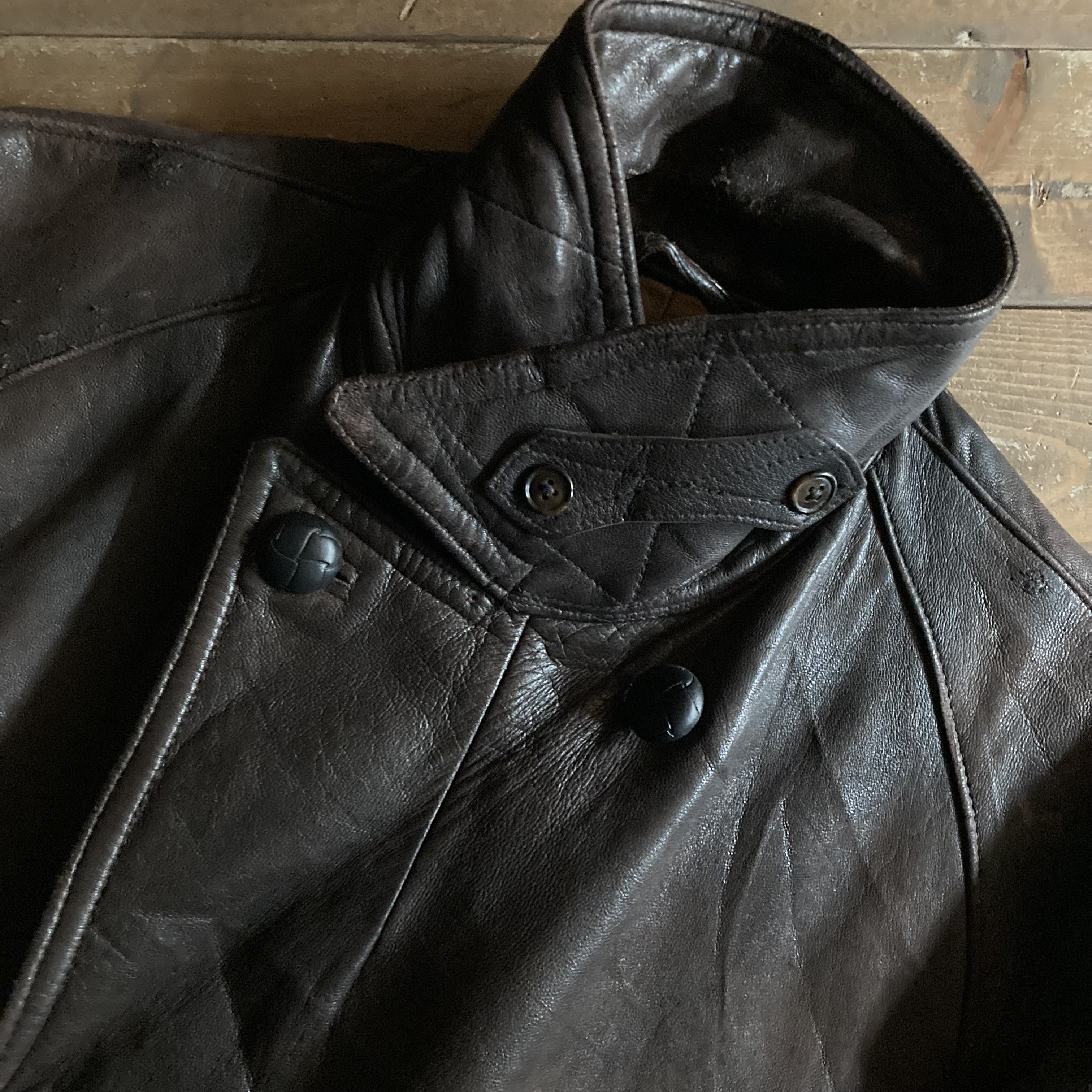 超貴重 40s french leather coat