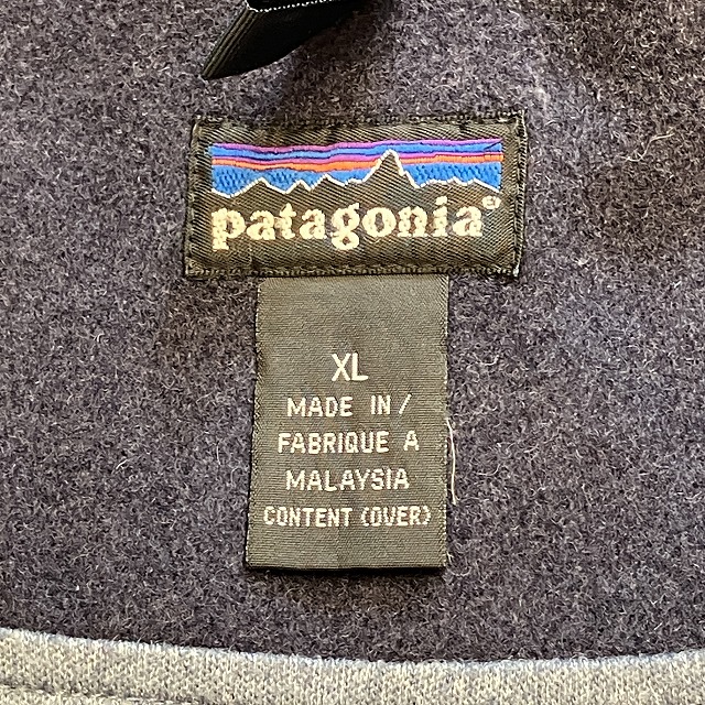 セ*可様 patagonia wool jacket 2002年製　M ネイビー PATAGONIA WOOL JACKET 2002 BLUEBLACK HEATHER XL｜SAFARI