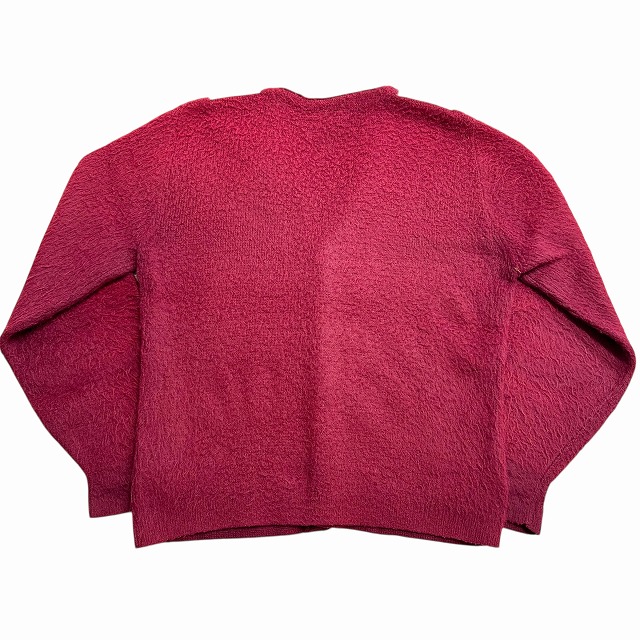 60s Vintage Campus モヘアカーディガン　L サイズ CAMPUS MOHAIR CARDIGAN 60S 「レッド、サイズL」｜SAFARI