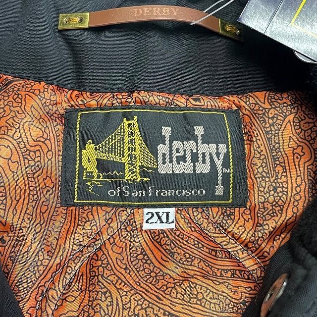 DERBY OF SAN FRANCISCO DERBY JACKET 「ブラック×オレンジ