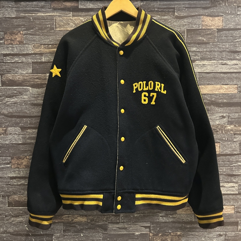 POLO SPORT REVERSIBLE STADIUM JACKET 1990'S OLD｜SAFARI