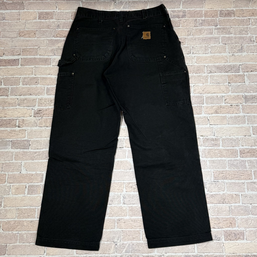Carhartt ブラック ダブルニー 雰囲気系 実寸W32×L31 9fb9a4ec8d8eb27f43ff83dab78295