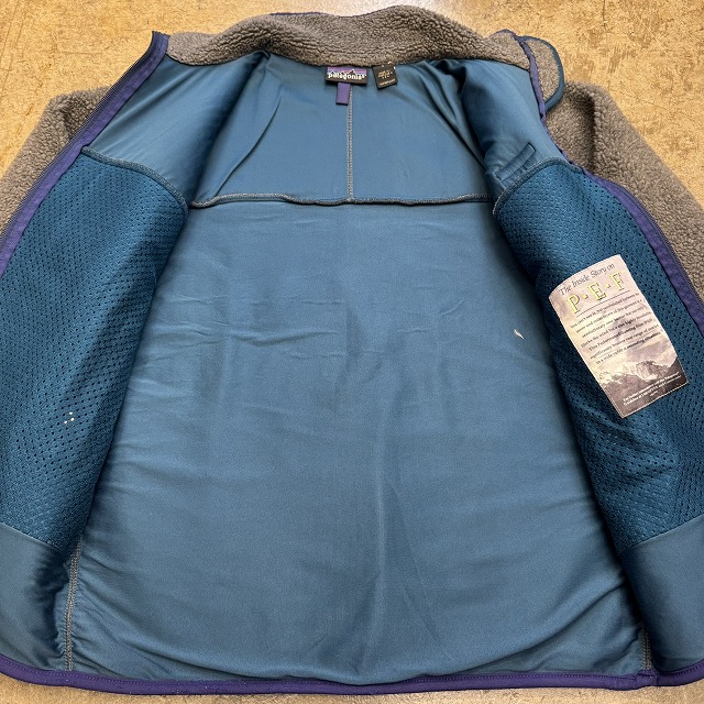 雪なしタグ】PATAGONIA RETRO-X CARDIGAN 1993 CHARCOAL HEATHER