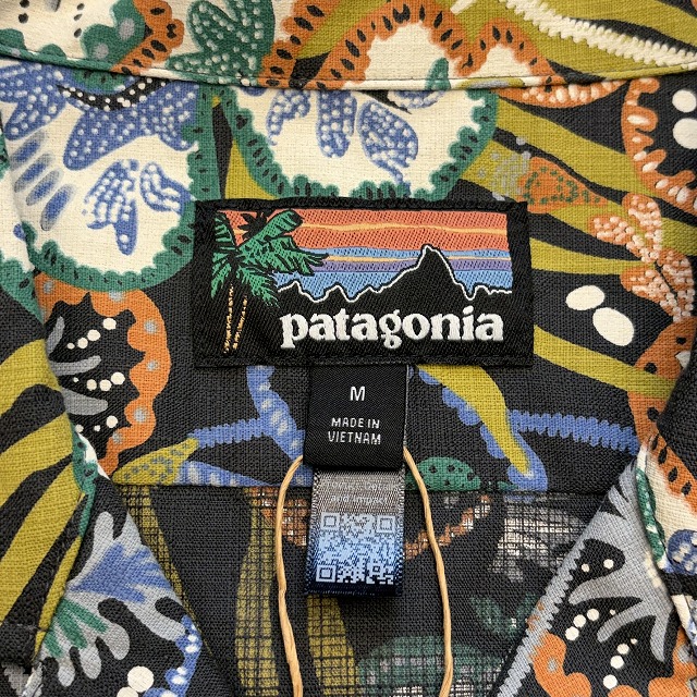 PATAGONIA TIDAL THREADS CAMP SHIRT 2025 UNDERSEA:INK BLACK｜SAFARI