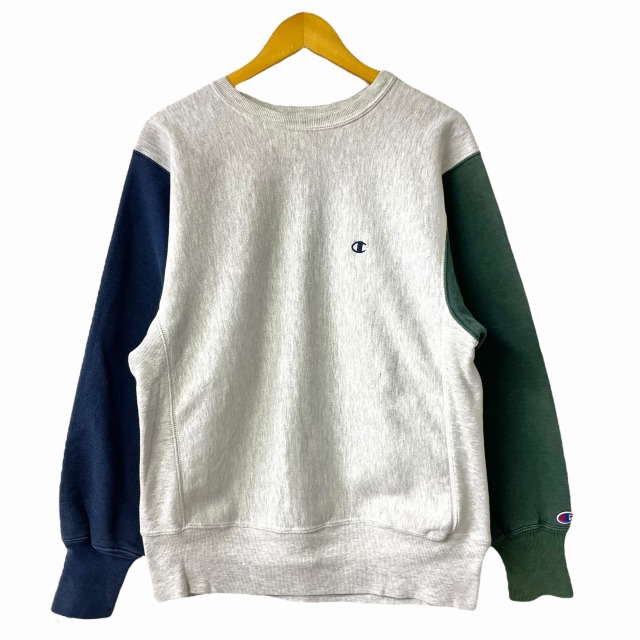 CHAMPION REVERSE WEAVE 90S 「3トーン、グレー×グリーン