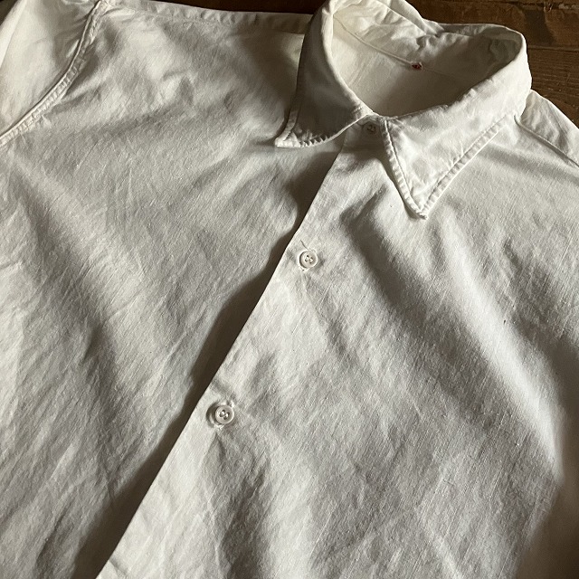 SPECIAL！ ~40s FRENCH ARMY SSA39 HOSPITAL SHIRT｜SAFARI サファリ