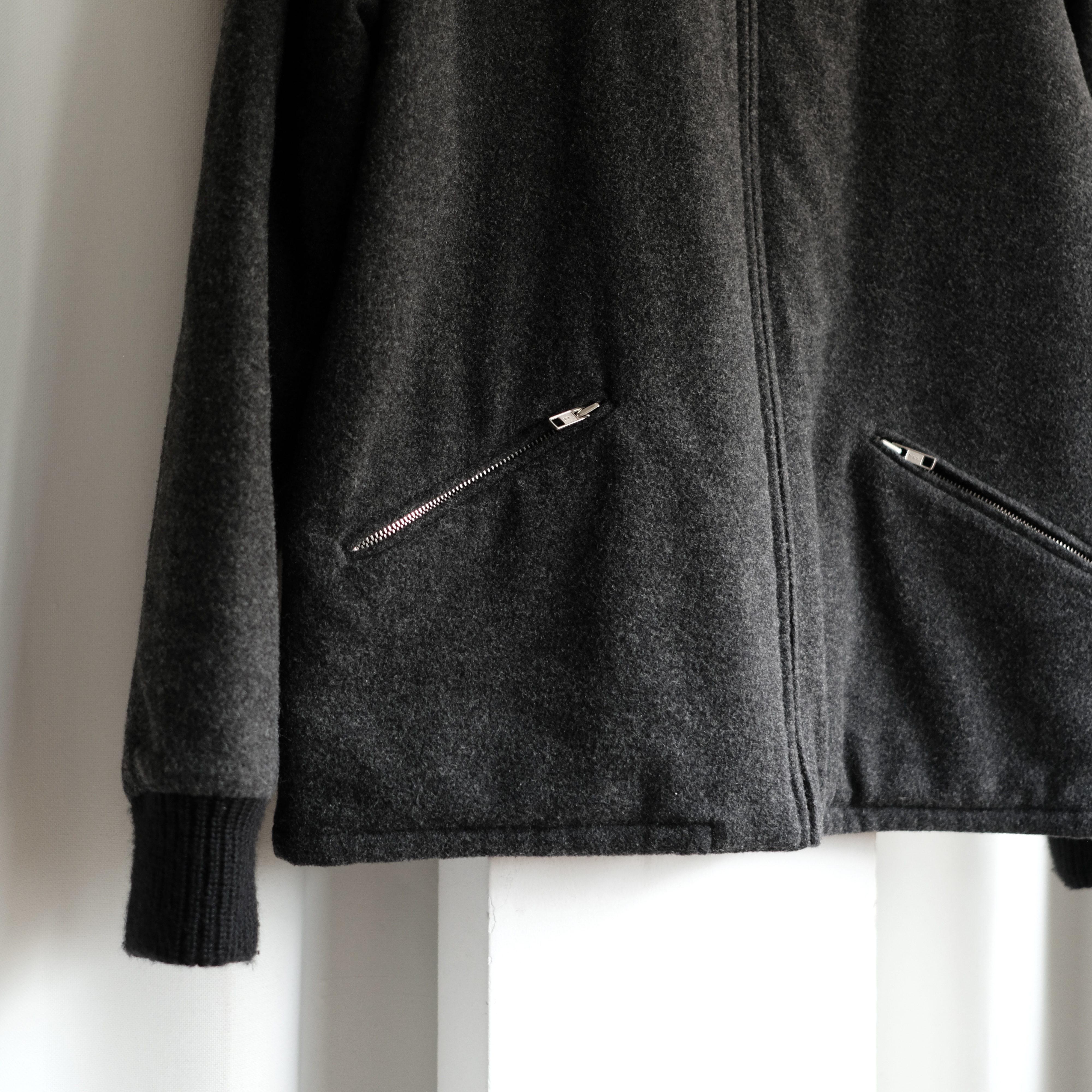 90s agnes b. HOMME MADE IN FRANCE WOOL BLOUSON｜SAFARI