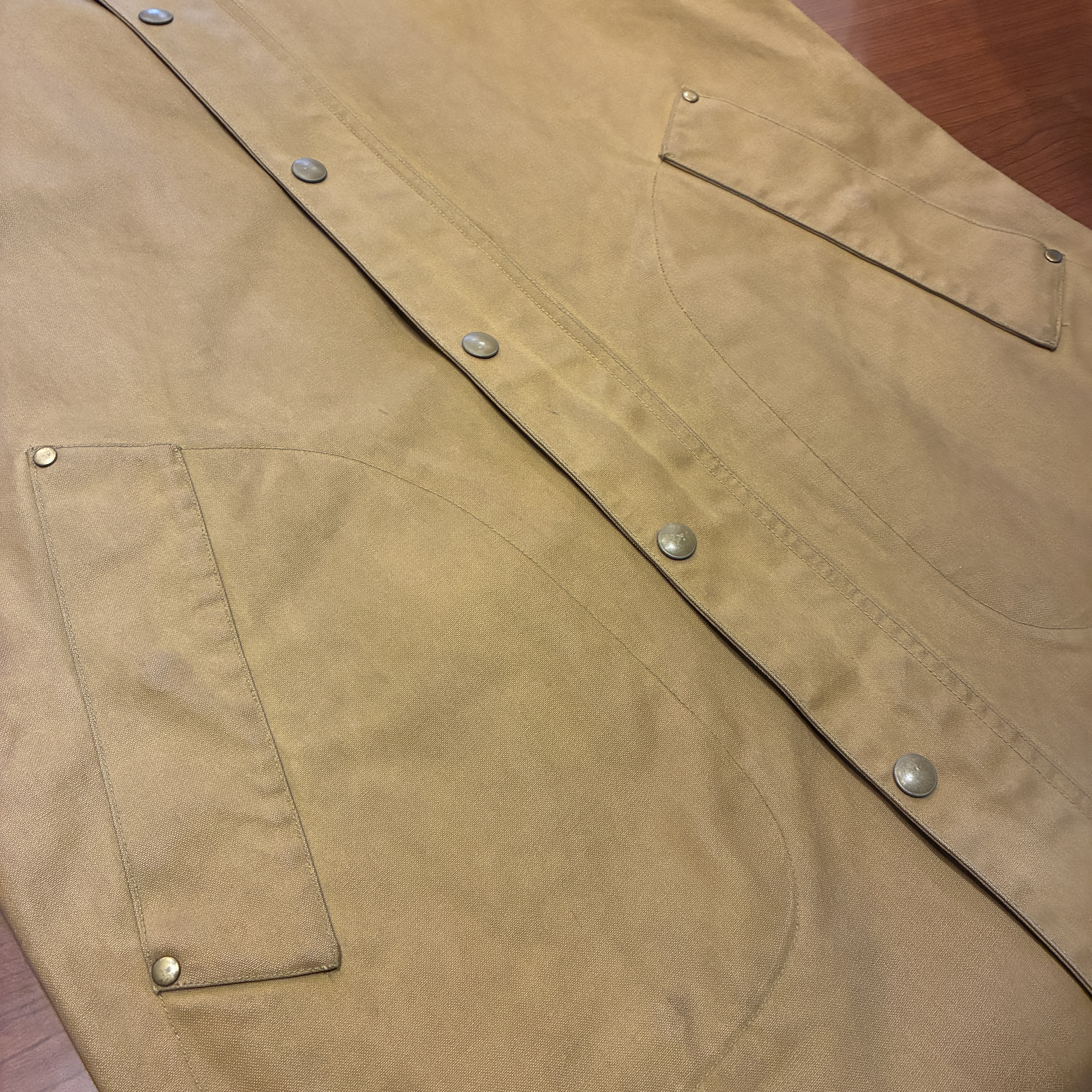 超激レア イタリア製 オイルド ジャケット カーキ 内側コーデュロイ Lサイズ Mens｜ROCOCO ONLINE STORE