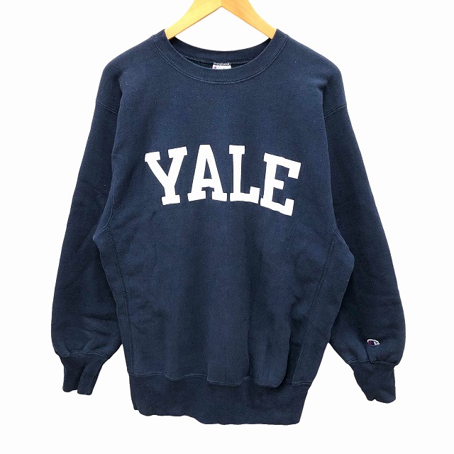 通販大人気】 Champion - チャンピオン 90's YALE reverse weave NAVY