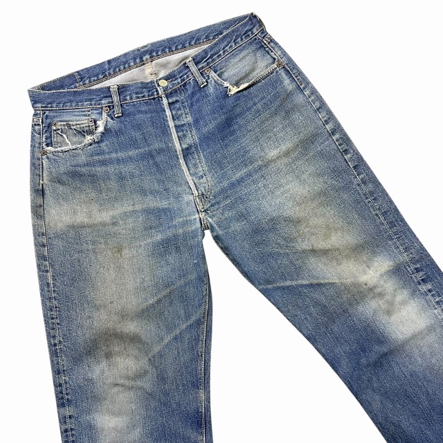 LEVI'S 501 BIG E WAIST SINGLE 60S 「Vステッチ、実寸W37.5 L28