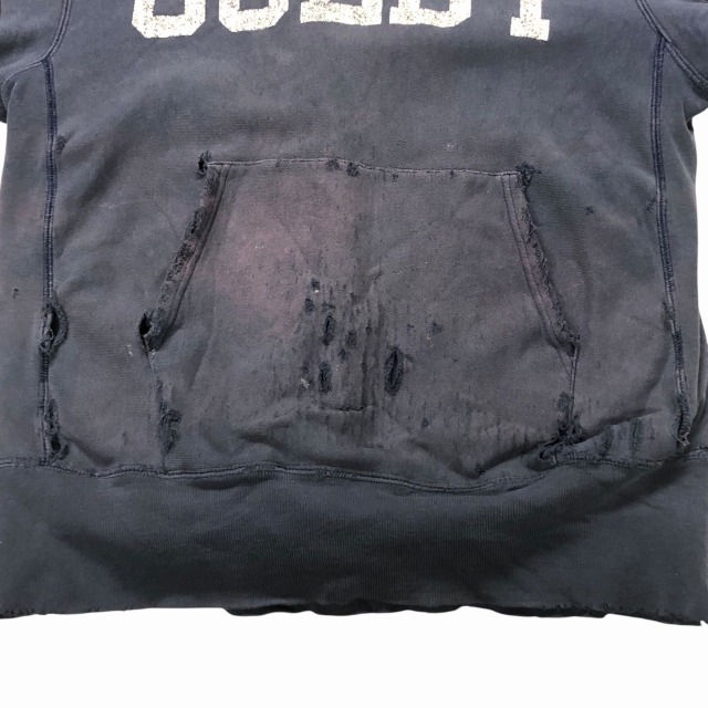 【激レア】秀逸デザイン OLD GAP プリマロフト CHAMPION REVERSE WEAVE PARKA 90S 「USA製、フェードネイビー